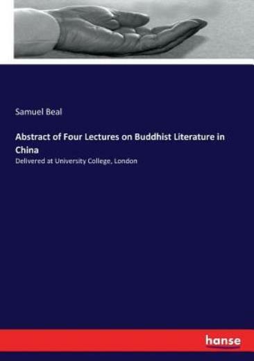 Abstract on Four Lectures Exploring Buddhist Literature in China-image