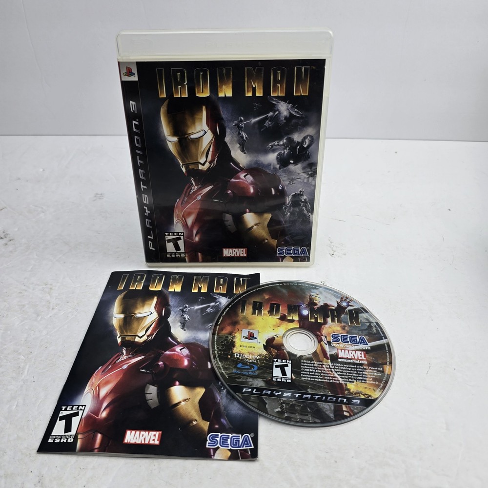 Iron Man (Sony PlayStation 3, 2008) Complete CIB