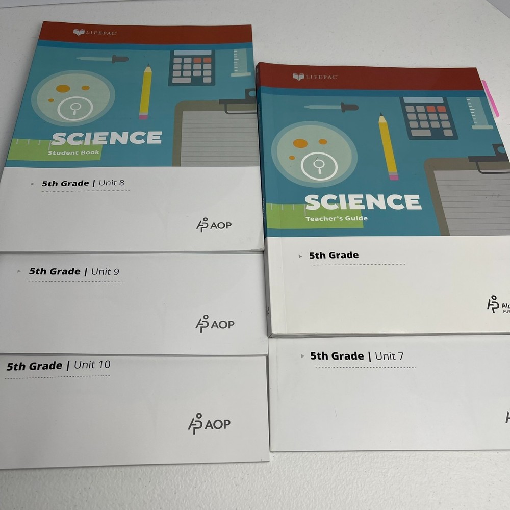 Lifepac Science Lot 5th grade