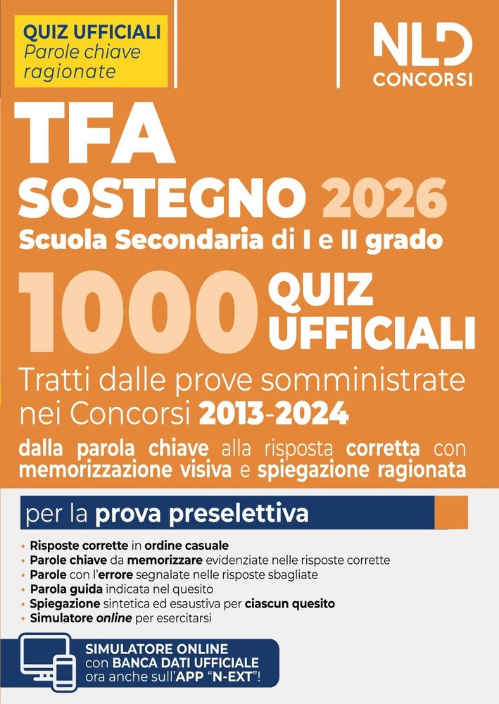 AA. VV. TFA sostegno 2026. 1000 quiz ufficiali per la Scuola Seconda (Paperback)Another great item from Rarewaves USA | Free delivery!
