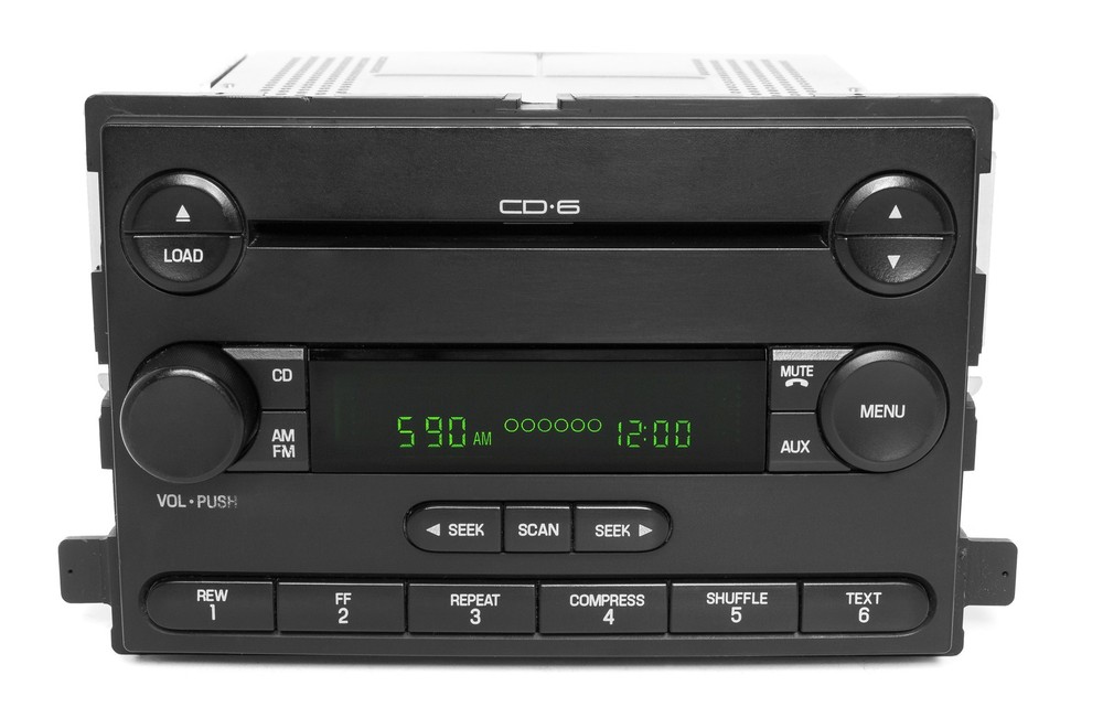 2006-2007 Ford Freestar Mercury Monterey AM FM 6 CD Player Radio 6F2T-18C815-FA