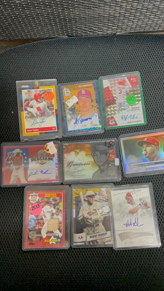 St. Louis Cardinals 1000+ Card Lot Rookies Autos Relics #'d Smith Goldschmidt