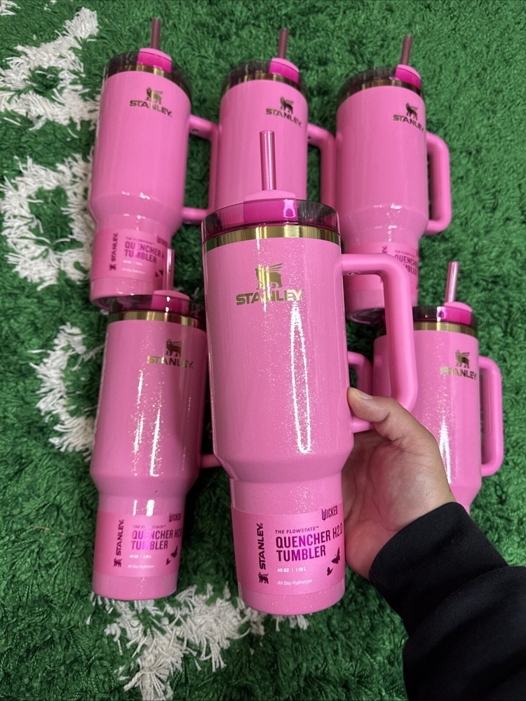 NEW Wicked Stanley Cup Pink (Glinda) 40oz Tumbler IN HAND SAME DAY SHIPPING!!