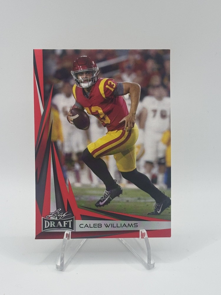 2023 Leaf Draft - V2 Caleb Williams #B2-2 Red (RC)