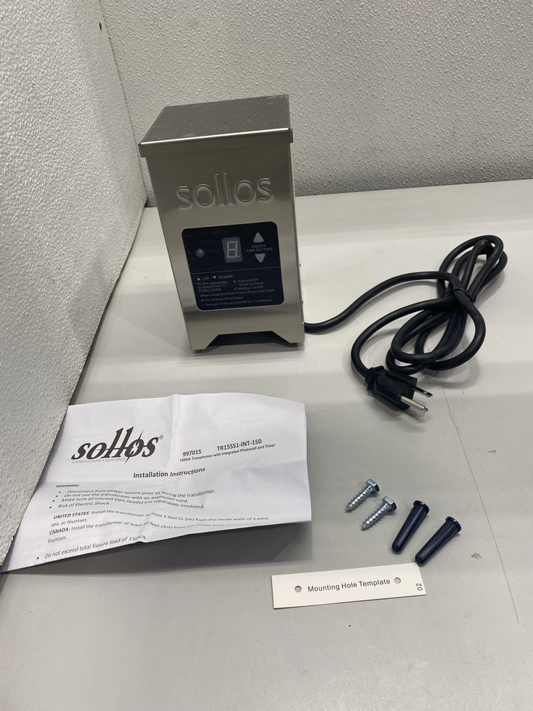 Hayward Integrated Transformer Stainless Steel we/ Photocell &Timer 150W 997015