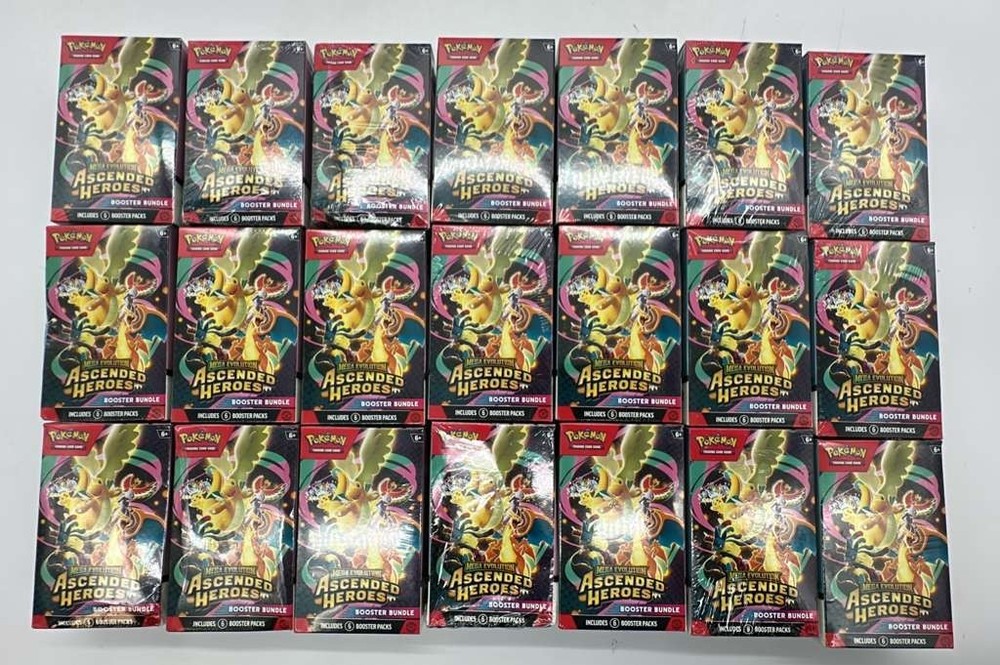 Lot of (21) Pokemon TCG ME02.5 Ascended Heroes Booster Bundles SEALEDPROBSTEIN123 is actively accepting CONSIGNMENTS !!