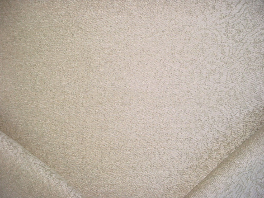 Lee Jofa Broglie Oyster Floral Damask Chenille Upholstery Fabric 1Y 2015126