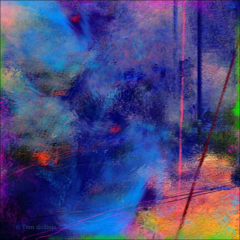 Abstract Art Tile by Tom duBois – TDA040AT Accent Decor-image