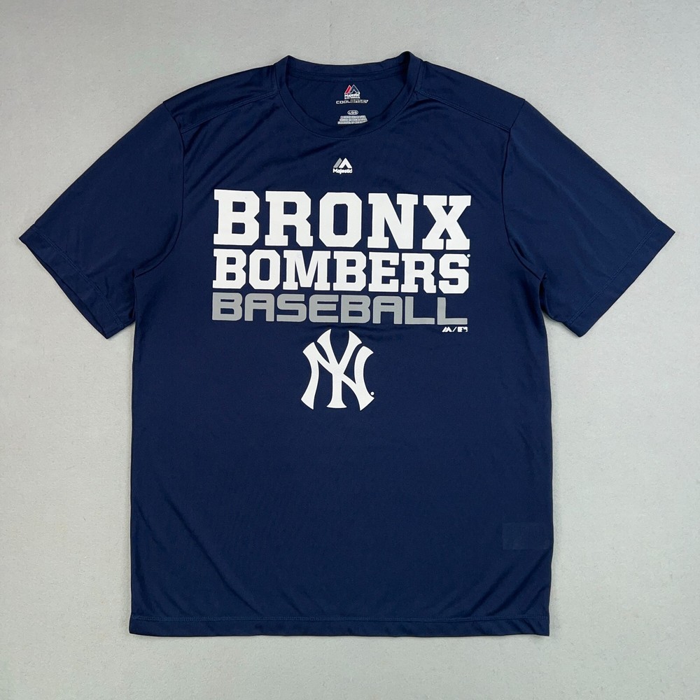 New York Yankees Shirt Mens Large Bronx Bombers Baseball Aaron Judge Performance
