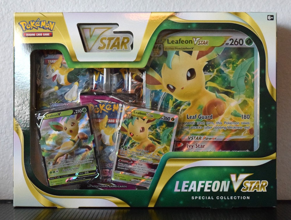 Pokemon TCG Sealed 2022 Leafeon VSTAR Special Collection Box