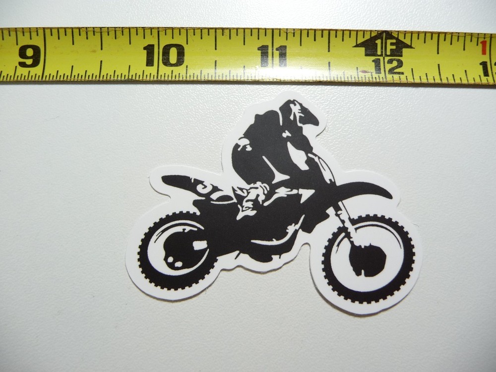 DIRT BIKE RAMP JUMP DECAL STICKER MOTOCROSS RIDING MOTORCYCLE