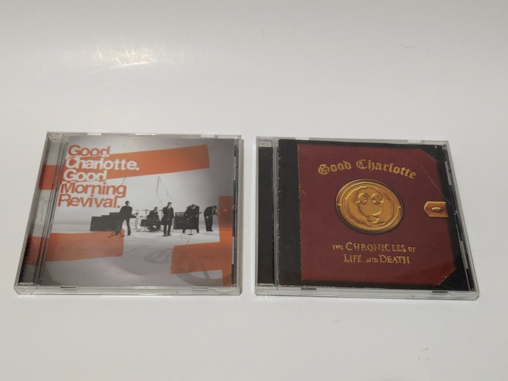 Good Charlotte (lot of 2 CDs) Chronicles of Life and Death, Good Morning Revival