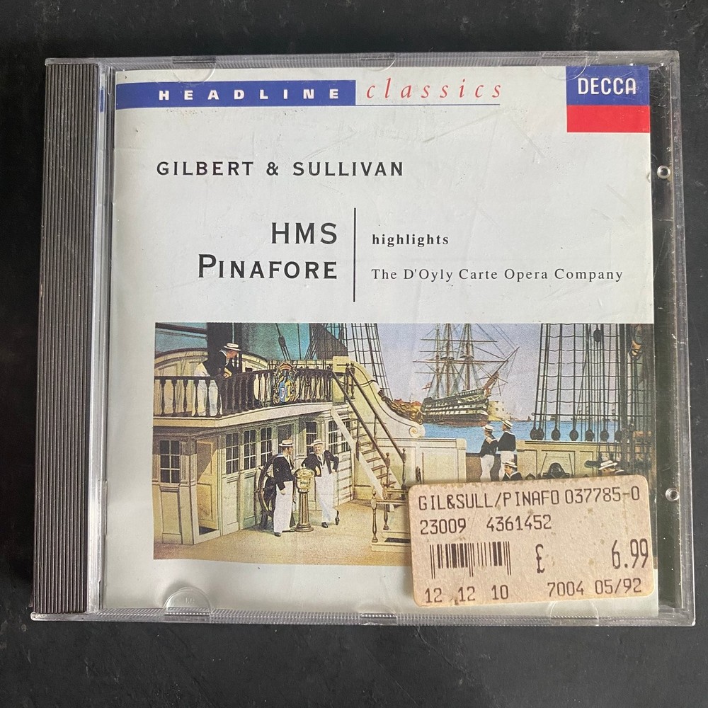 Gilbert & Sullivan – HMS Pinafore Highlights CD 1992 Opera Decca