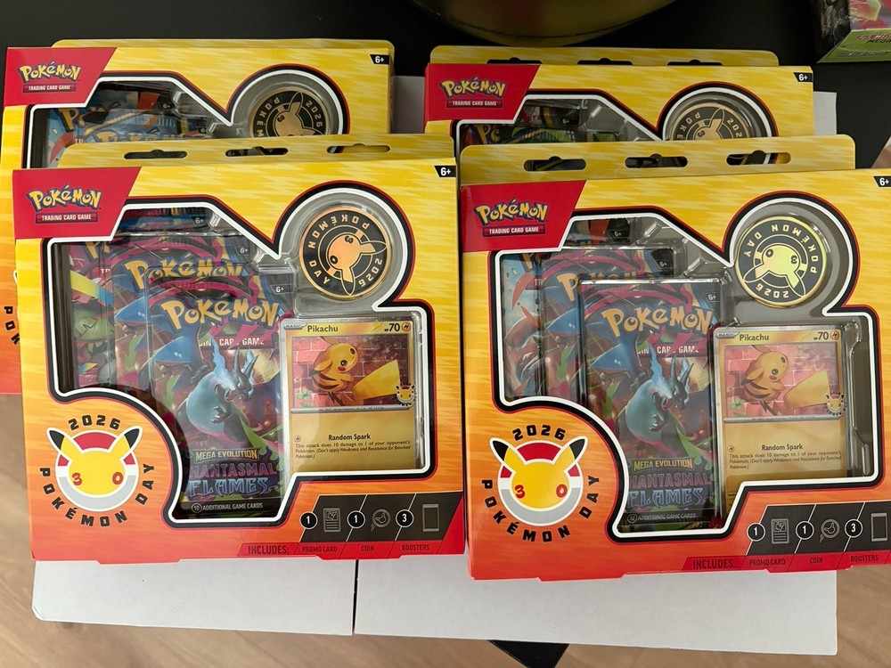 Pokemon Day 2026 Collection Box Sealed New Lot Of 4