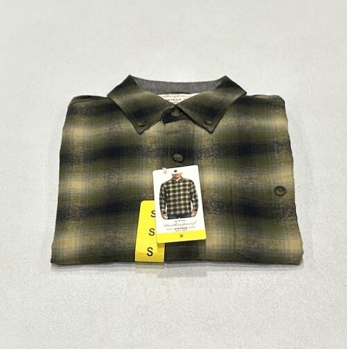 Weatherproof Vintage Men's Flannel Shirt, Green, Size S