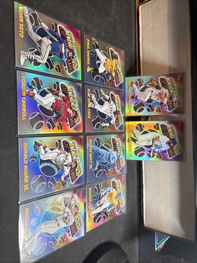 2026 topps series 1 titans of the game lot of 10 cards