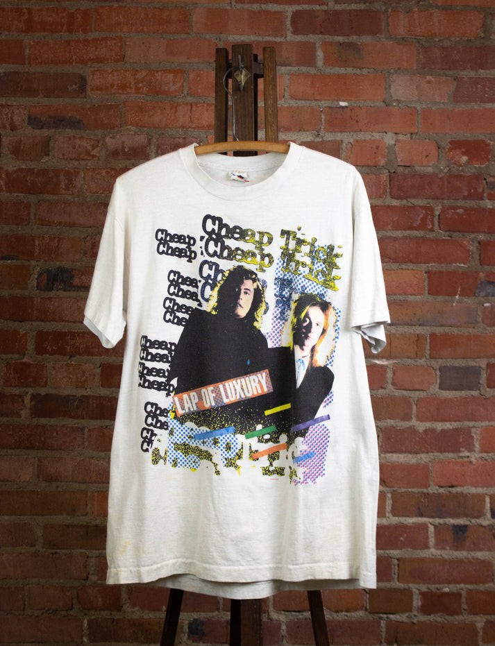 Cheap Trick 1988 Lap of Luxury Concert T Shirt QT4238