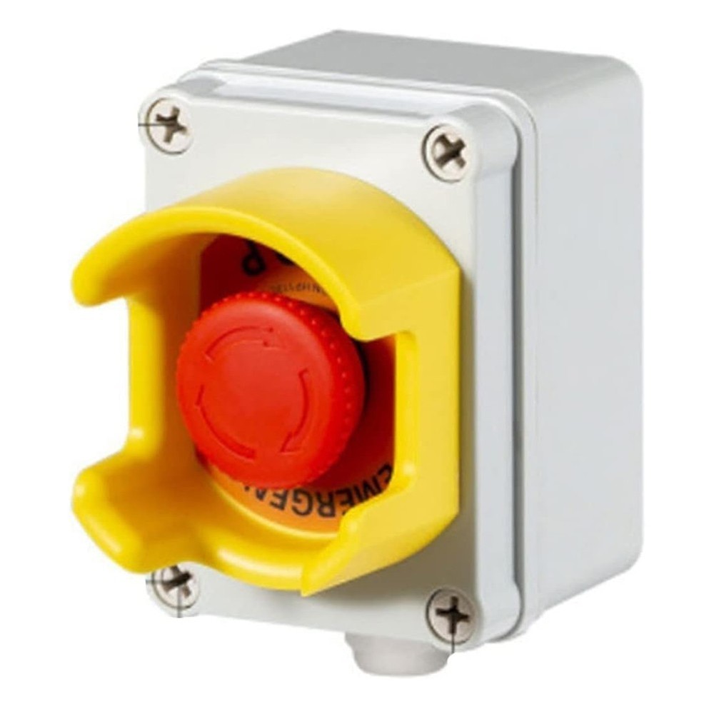 E-Stop Button Electrical Safety Flame-Retardant ABS Material Critical Situations-image