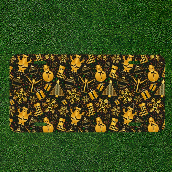 Custom Christmas-Themed Personalized Car License Plate Design