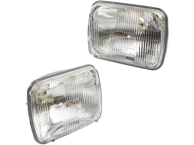 TRQ Headlight Assembly Set fits Mitsubishi Mirage 1985-1987 59RDFT