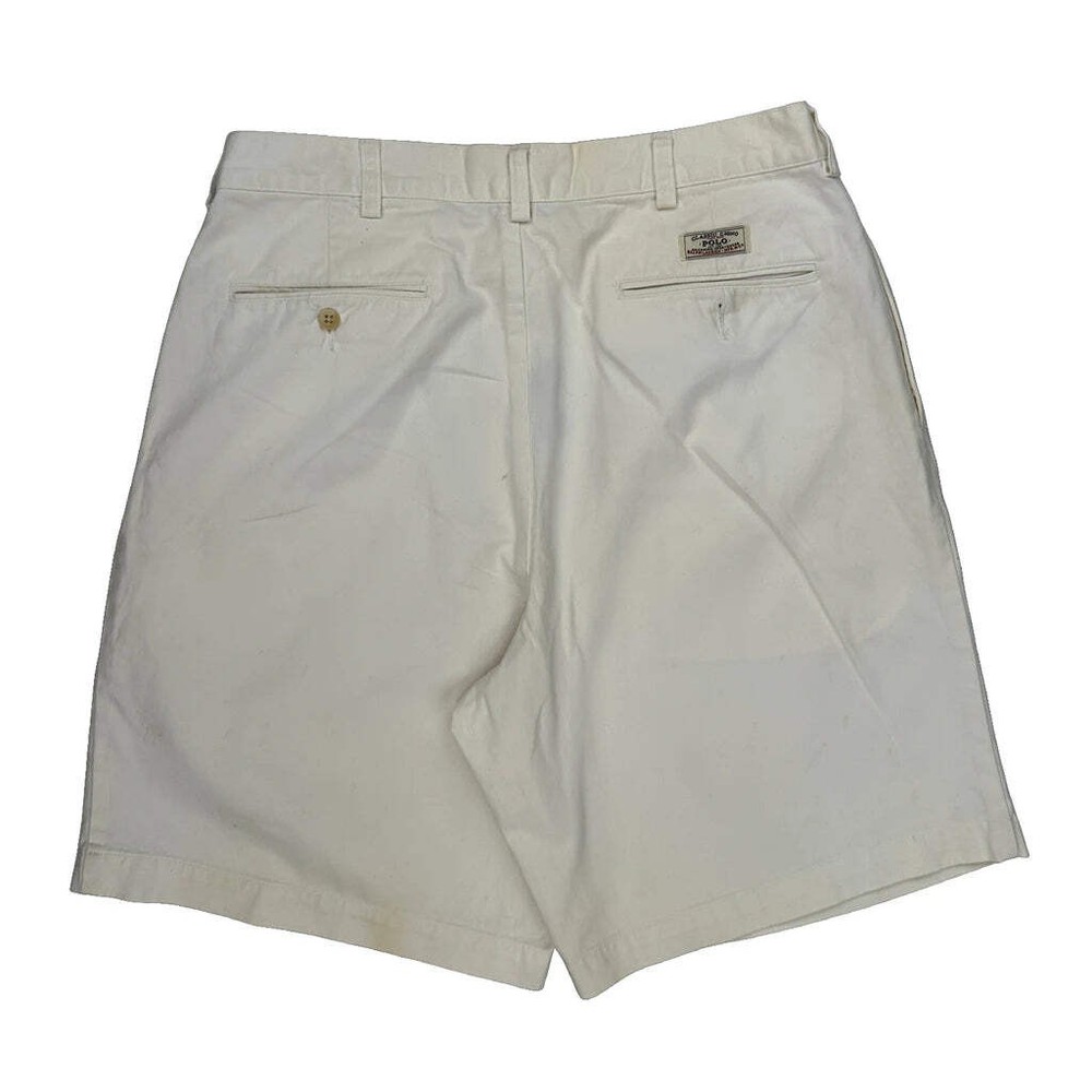 Polo By Ralph Lauren Chino Shorts - 32W 8L White Cotton