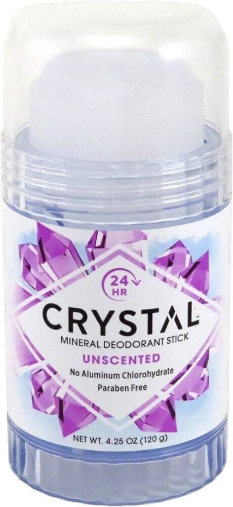 Crystal Deodorant Body Deodorant Stick 4.25 Oz natural twist up