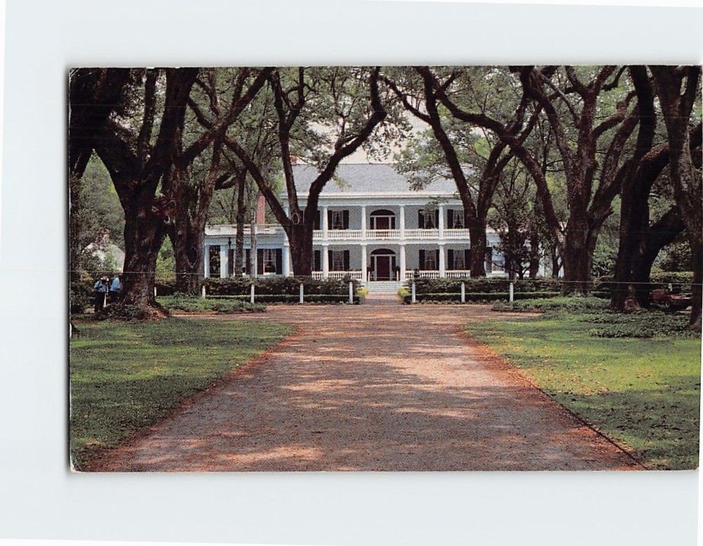 Postcard Rosedown Plantation & Gardens St. Francisville Louisiana USA