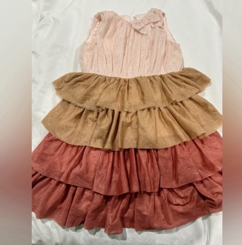 Janie & Jack glitter tulle dress size 5
