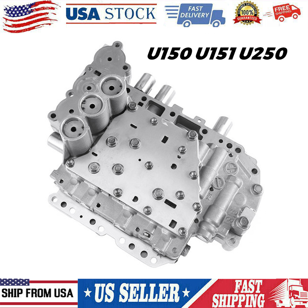 U150 Transmission Valve Body W/ Solenoids For 2004-2014 Toyota Sienna U151 U250