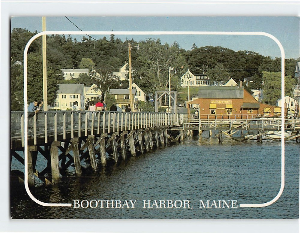 Postcard Boothbay Harbor Maine USA North America