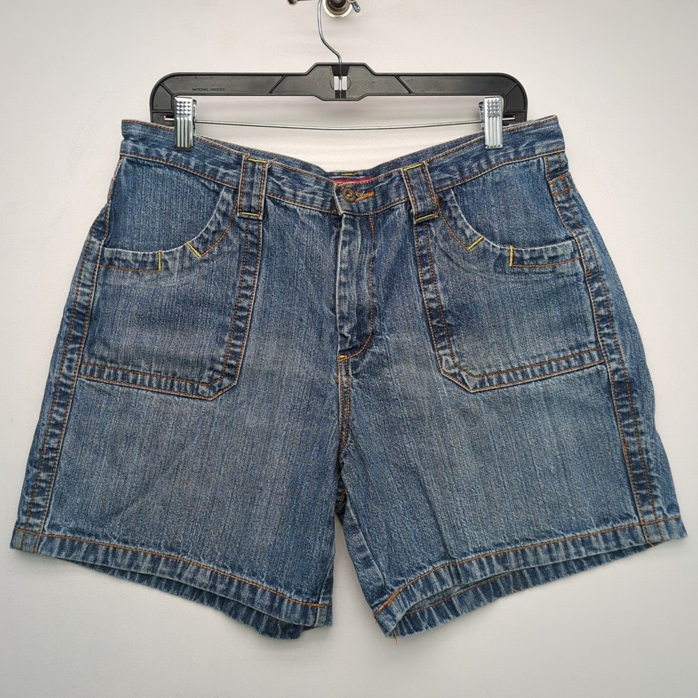 VTG Faded Glory Denim Shorts For Women Size 16 (B11)