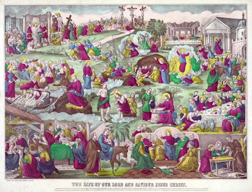 9440.Decoration Poster.Room interior design wall art.Jesus Christ life.Christian