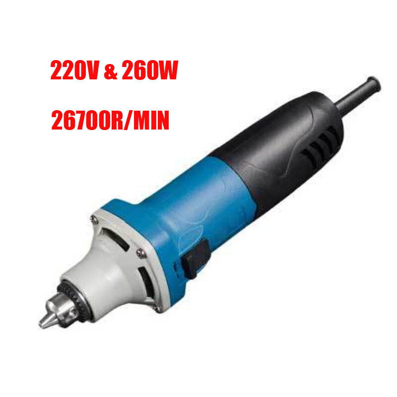 Handheld 25MM Electric Grinding Head Straight Grinder Metal Polishing Machine