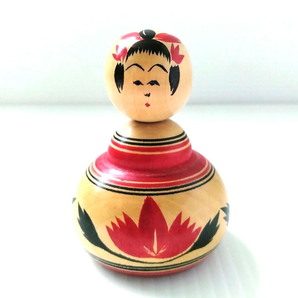 Naruko Kokeshi Chojiro Kojima Mini Creative Kokeshi Japanese Doll Antique 7.5cm
