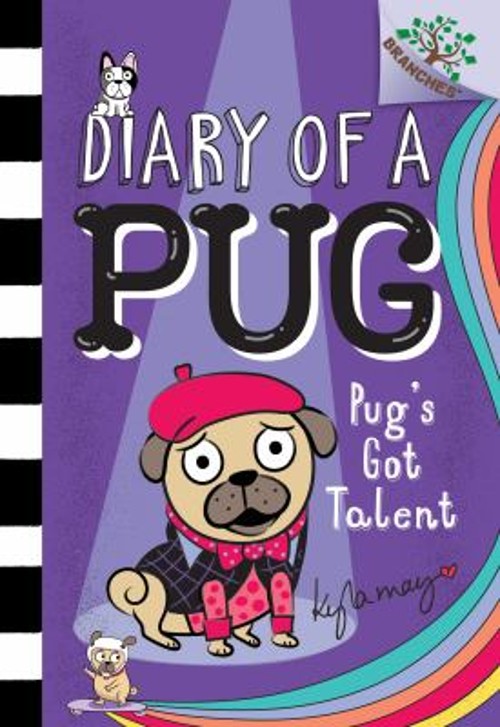 Pug's Got Talent: a Branches Book Diary of a Pug #4 Library EditiFree US Delivery | ISBN:1338530135