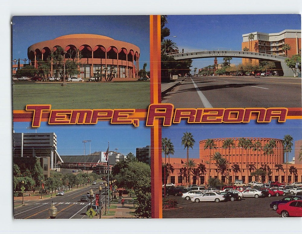 Postcard Famous Places/Landmarks in Tempe Arizona USA