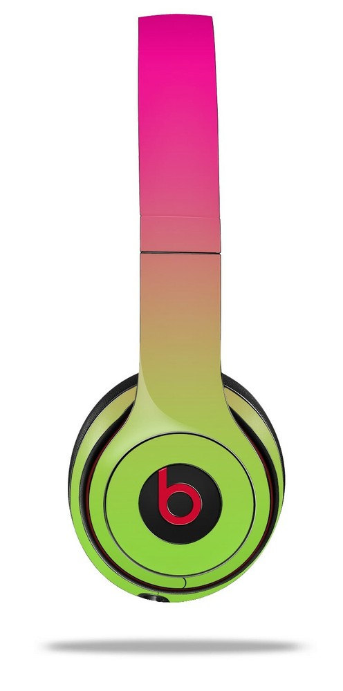 Skin Beats Solo 2 3 Smooth Fades Neon Green Hot Pink Headphones NOT INCLUDED