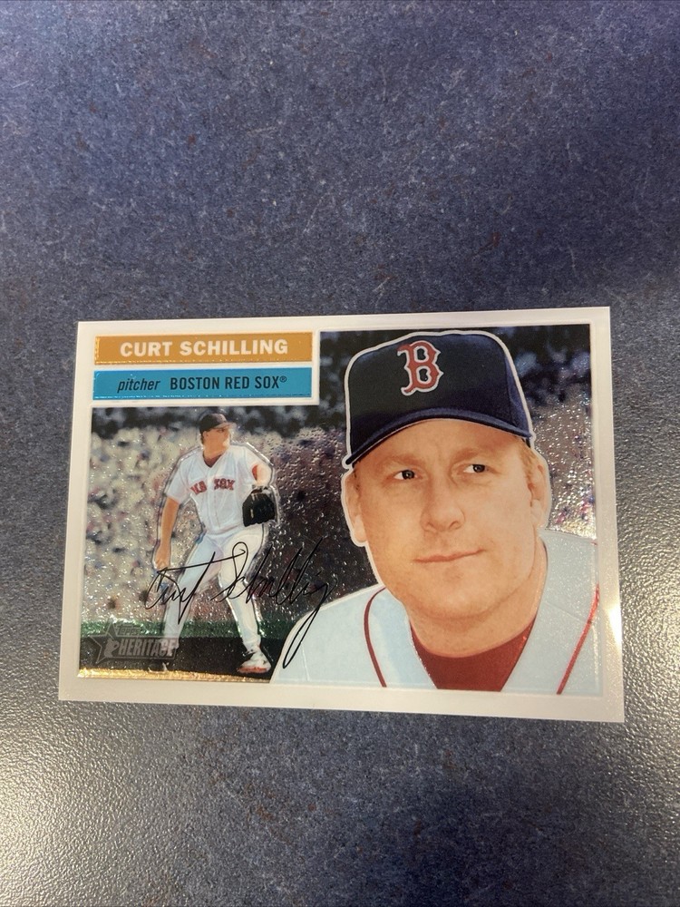 2005 Topps Heritage Chrome Curt Schilling #THC59 Serial #/1956