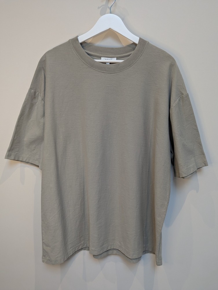 Arne T Shirt Mens XL Sage Green Minimalist Cotton Casual Streetwear Tee
