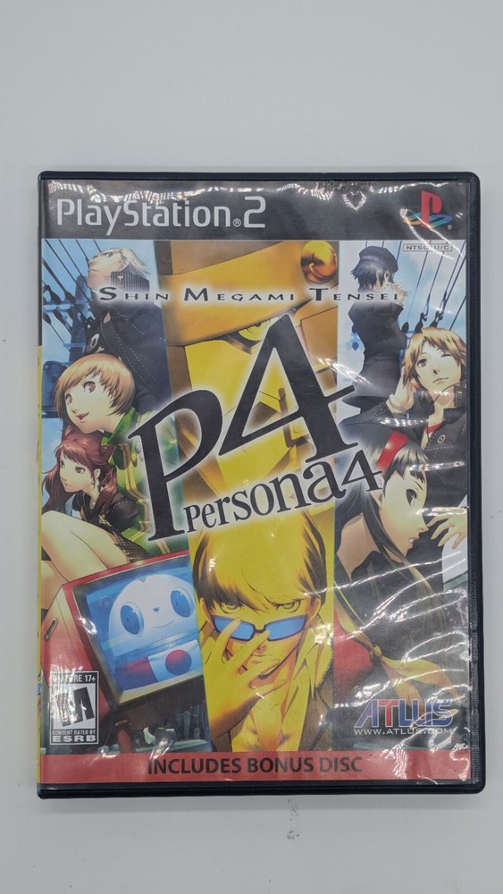 Shin Megami Tensei Persona 4 P4 (Sony PlayStation 2, 2008) PS2 BOX ONLY