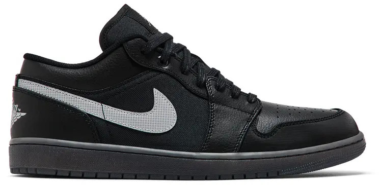 Air Jordan 1 Low Black White Dark Gum HV5968-001 Men Size