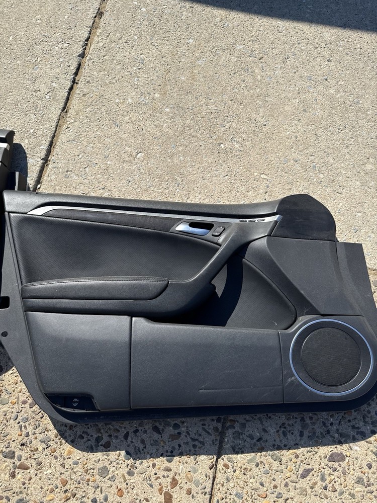 Used Front Driver Left Interior Door Trim Panel Black 2004-2008 Acura TL OEM