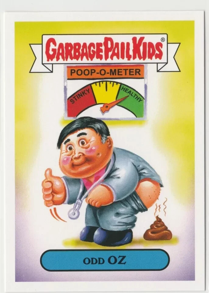Odd Oz Garbage Pail Kids GPK 2016 Prime Slime Trashy TV #5a