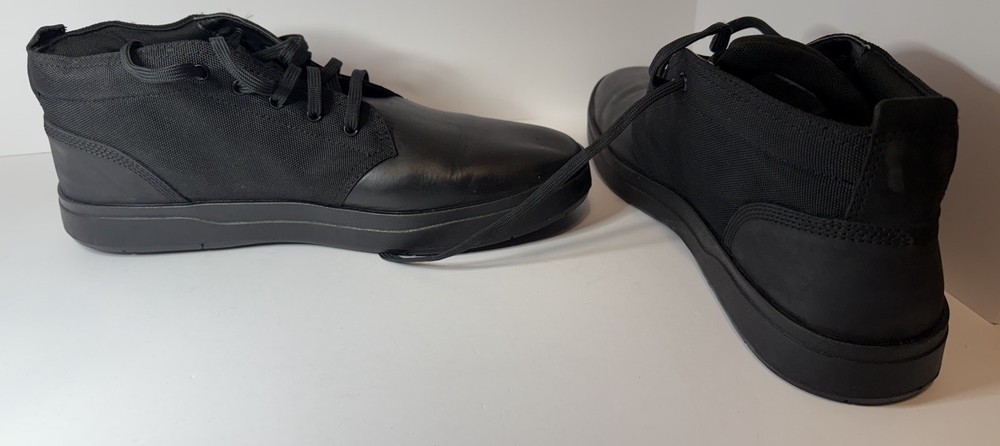 Timberland Mens Black Chukka Boots Size 13 Lace-Up Ankle Shoes EUC