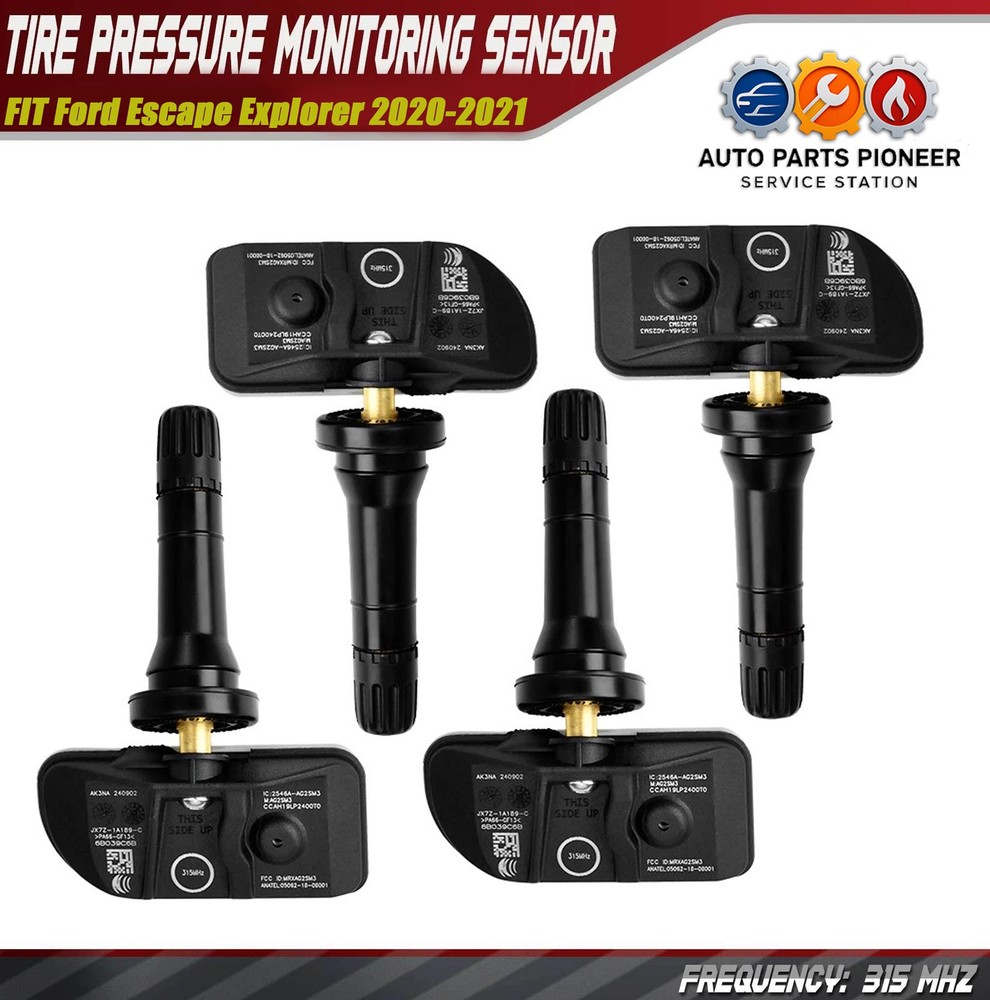 4PCS TPMS Tire Pressure Sensor for Ford Escape Explorer 2020-2021 JX7Z-1A189-C