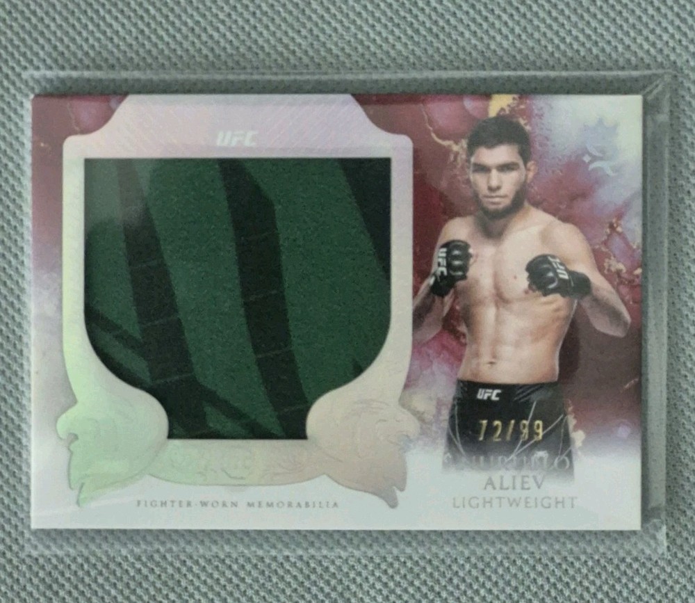 Nurullo Aliev Rookie Jumbo Relics 2025 Topps Royalty UFC /99