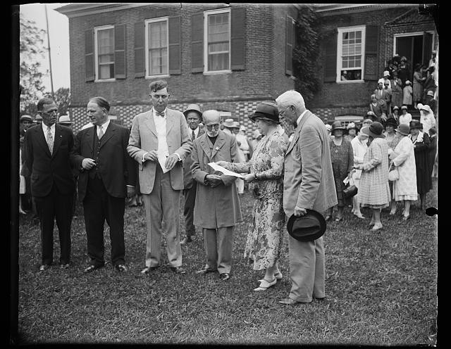 Stratford Hall Westmoreland County Virginia 1929 Group Ceremony Mansion