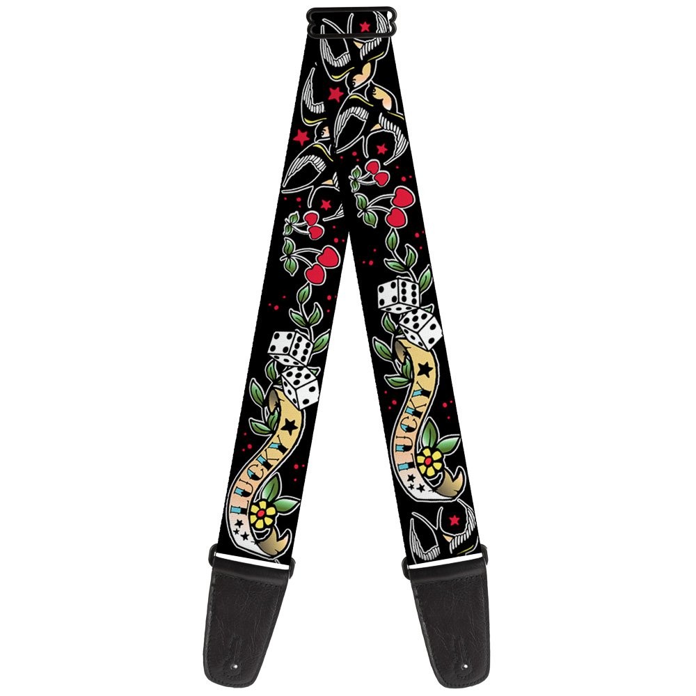 Guitar Strap - Lucky Black ACC NEWAnother great item from Rarewaves USA | Free delivery!