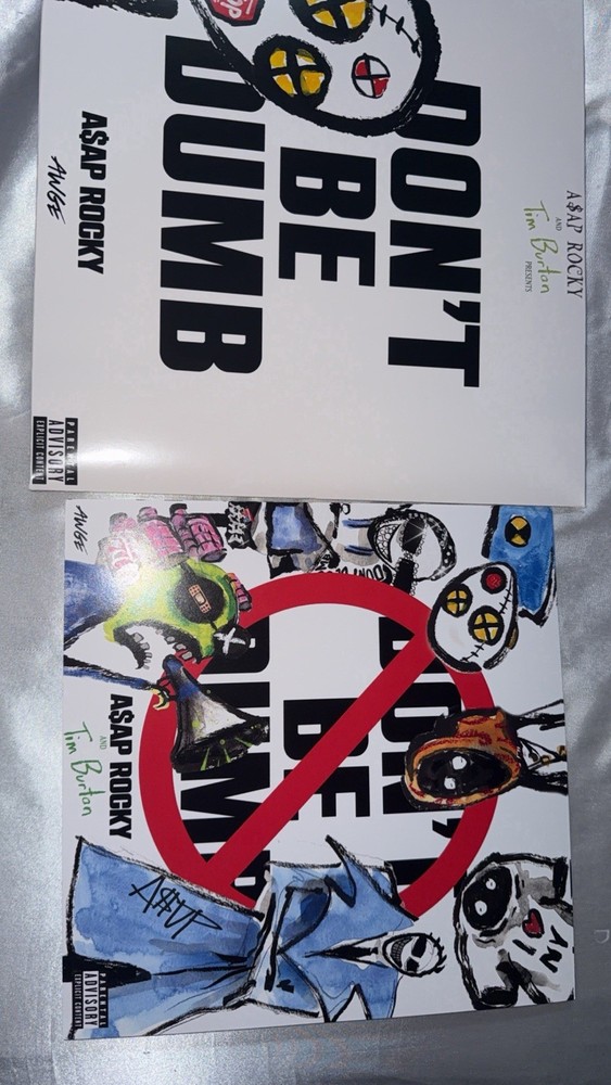 Asap Rocky DONT BE DUMB SIGNED VINYL