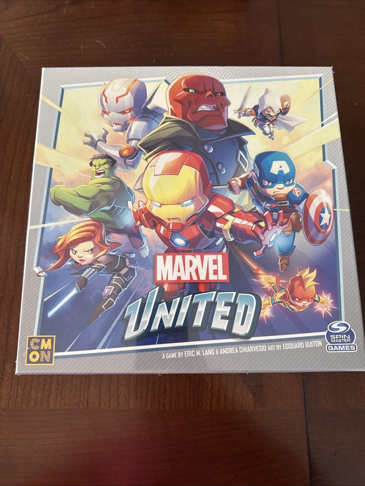 Marvel United Board Game Spin Master Games Strategy New Sealed Box